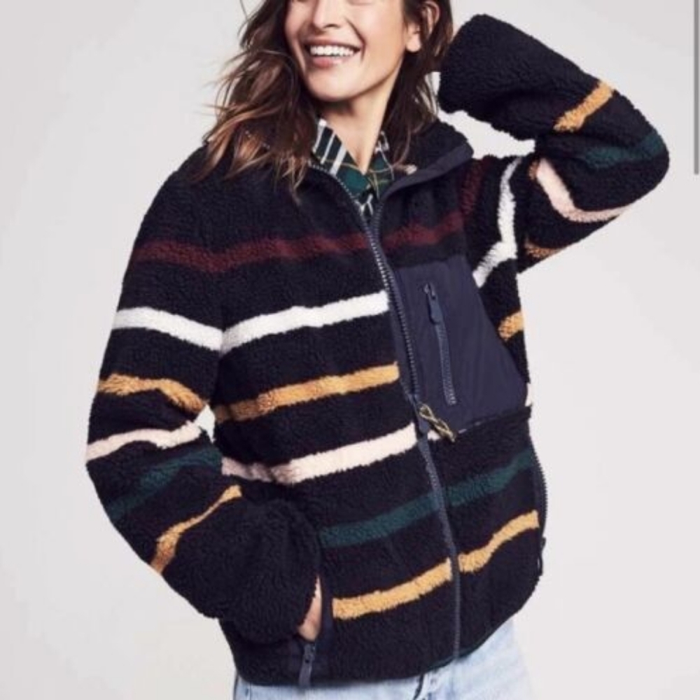 Faherty Dream Fleece Jacket NWT XL
